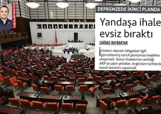 Cumhuriyet’in haberi TBMM gündeminde: ‘Yurttaşlarımız evsiz kalmaya devam etmiş’